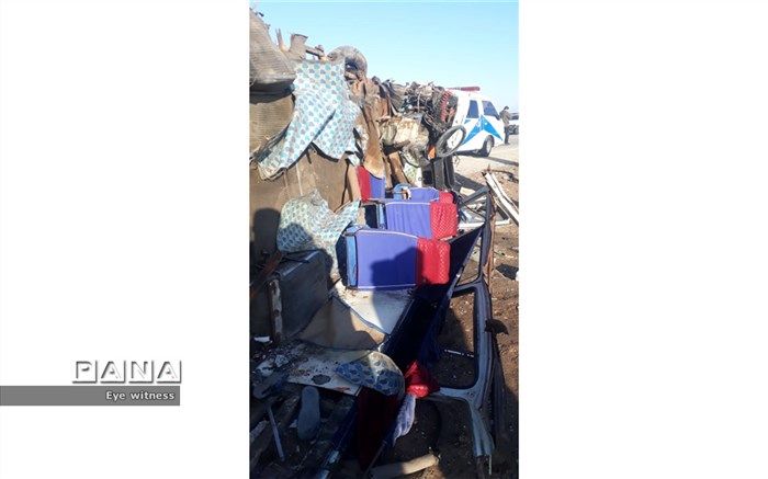 9 کشته در تصادف مرگبار جاده اهواز -خرمشهر