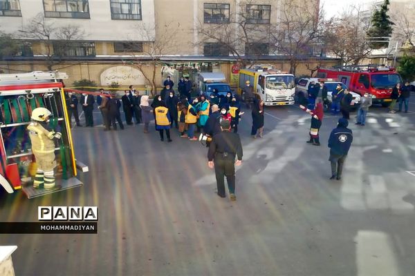 مانور ایمنی و کاهش بلایای طبیعی در منطقه 10