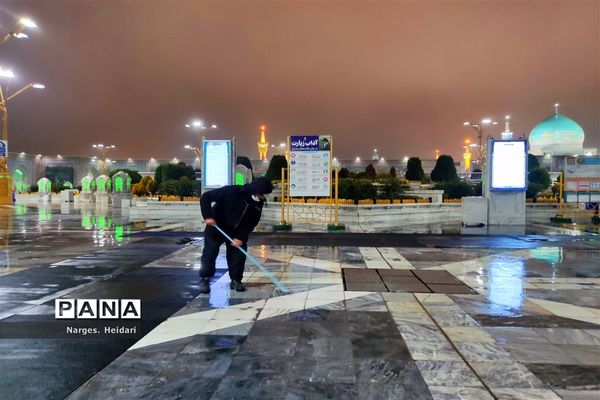 حال هوای زائران حرم مطهر امام رضا(ع)