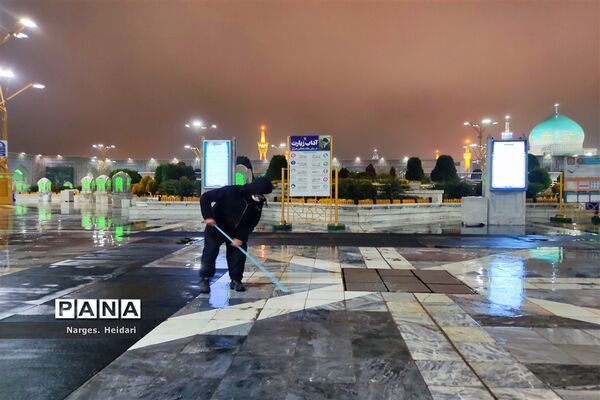 حال هوای زائران حرم مطهر امام رضا(ع)