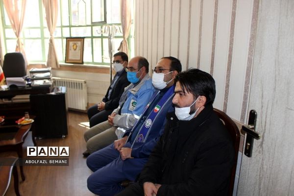 اجرای تمرین آمادگی دانش‌آموزان در برابر بلایای طبیعی