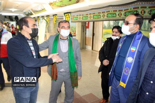 اجرای تمرین آمادگی دانش‌آموزان در برابر بلایای طبیعی