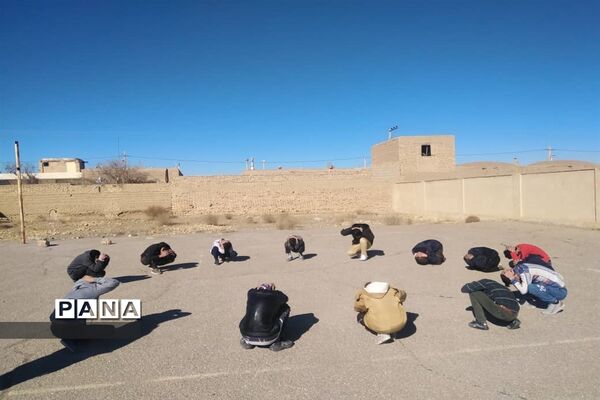 برگزاری مانور زلزله و ایمنی با شعار ایرانی آماده در شهرضا
