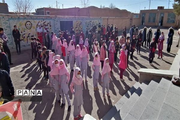 برگزاری مانور زلزله و ایمنی با شعار ایرانی آماده در شهرضا