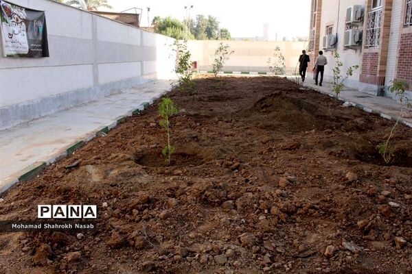 برگزاری پویش نذر نهال در ناحیه یک اهواز