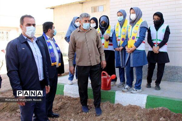 برگزاری پویش نذر نهال در ناحیه یک اهواز