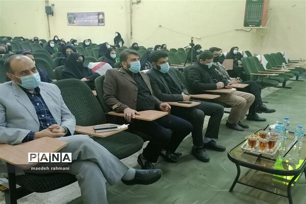 مراسم گرامیداشت 9 دی و سالگرد شهادت سردار حاج قاسم سلیمانی  آموزشگاه فتح المبین