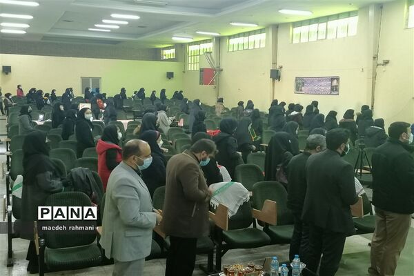 مراسم گرامیداشت 9 دی و سالگرد شهادت سردار حاج قاسم سلیمانی  آموزشگاه فتح المبین