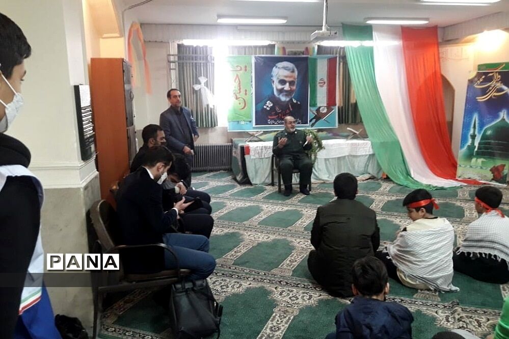 برگزاری مراسم حماسه ۹ دی در آموزش و پرورش رودهن