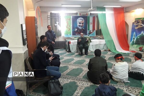 برگزاری مراسم حماسه ۹ دی در آموزش و پرورش رودهن