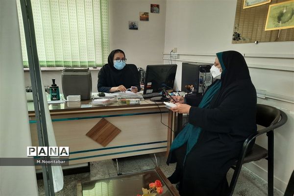 واکسیناسیون مرحله سوم کارکنان اداری آموزش و پرورش منطقه ۱۵