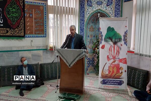 مراسم گرامیداشت 9دی با حضور بسیجیان فرهنگی ناحیه دو شهرری