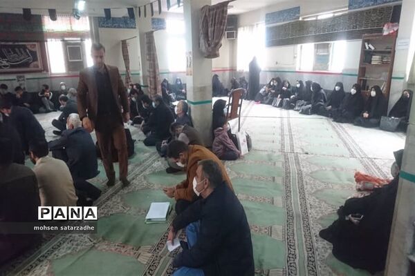 مراسم گرامیداشت 9دی با حضور بسیجیان فرهنگی ناحیه دو شهرری