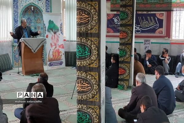 مراسم گرامیداشت 9دی با حضور بسیجیان فرهنگی ناحیه دو شهرری
