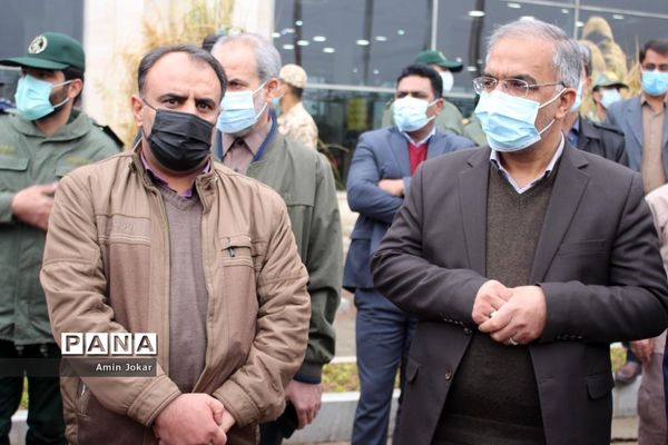 آیین استقبال از 9 شهید دوران دفاع مقدس در شیراز