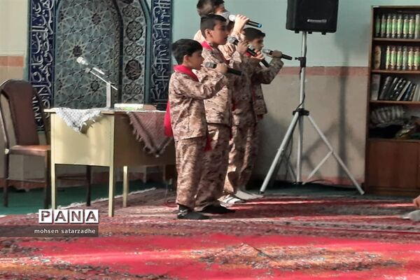 مراسم گرامیداشت 9‌دی در آموزشگاه امیر کبیر ناحیه دو شهرری