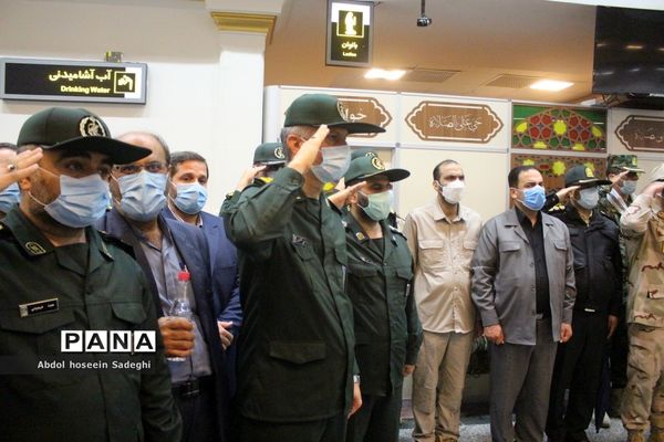 استقبال از پیکر شهیدان گمنام در بوشهر