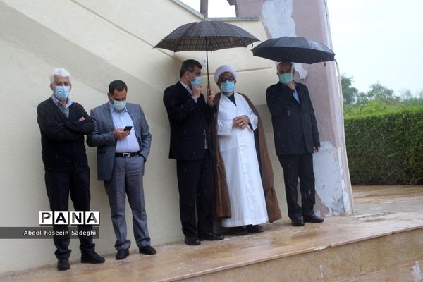 استقبال از پیکر شهیدان گمنام در بوشهر