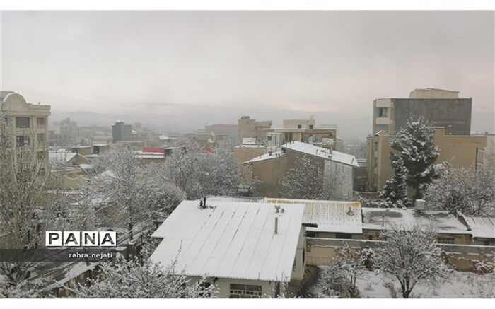 بارش برف در شهرستان دماوند