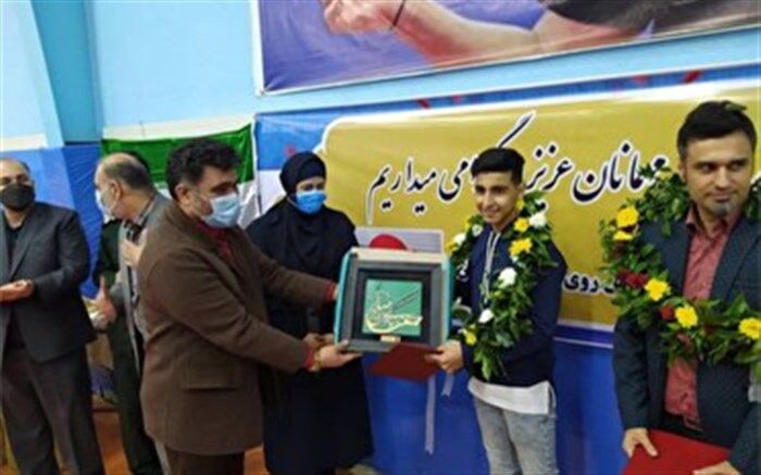 تجلیل از قهرمان گیلانی تنیس جهان در رشت