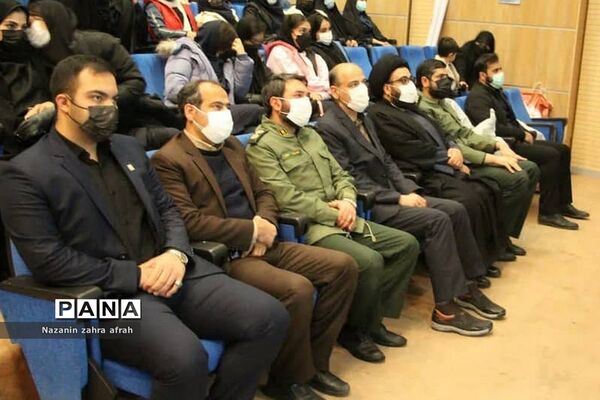 گردهمایی دانش‌آموزان بسیجی در دومین سالگرد شهادت حاج قاسم سلیمانی