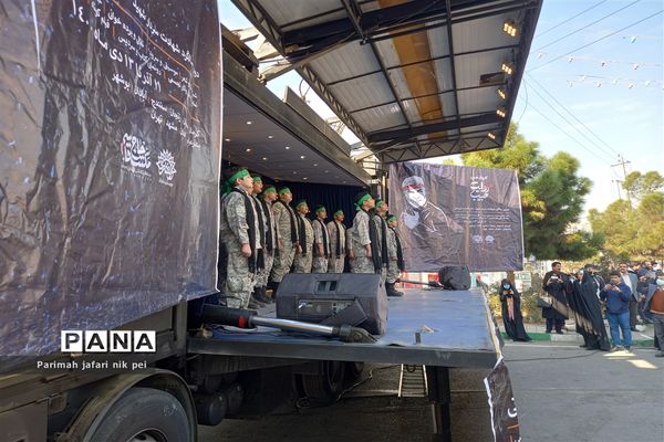 مراسم کاروان هنری‌روایت حبیب در شهرستان قرچک