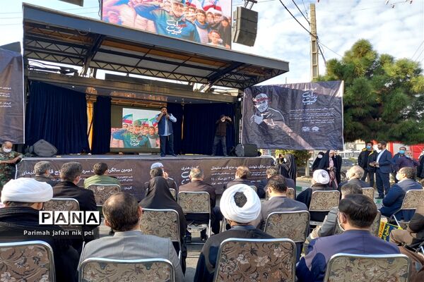 مراسم کاروان هنری‌روایت حبیب در شهرستان قرچک