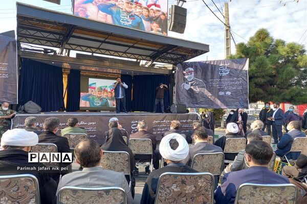 مراسم کاروان هنری‌روایت حبیب در شهرستان قرچک
