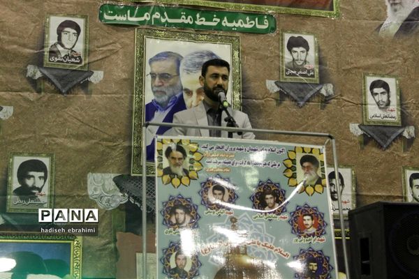 مراسم سالگرد شهادت سردار سلیمانی در گلوگاه