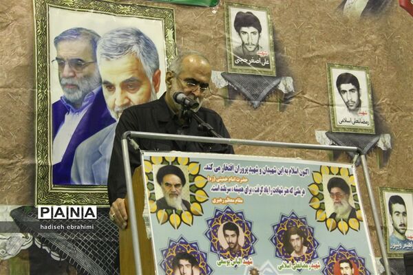 مراسم سالگرد شهادت سردار سلیمانی در گلوگاه