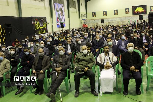 مراسم سالگرد شهادت سردار سلیمانی در گلوگاه