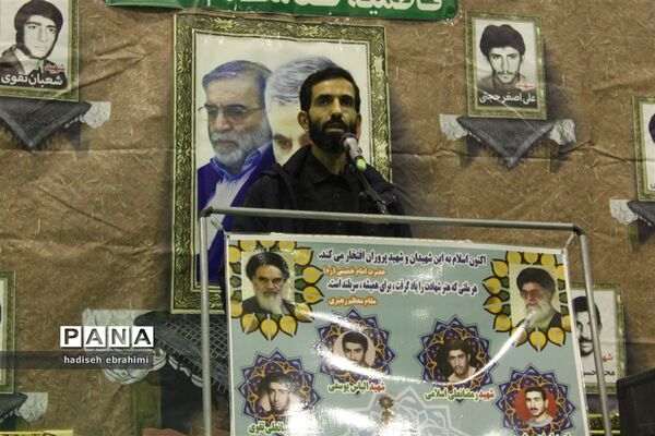 مراسم سالگرد شهادت سردار سلیمانی در گلوگاه