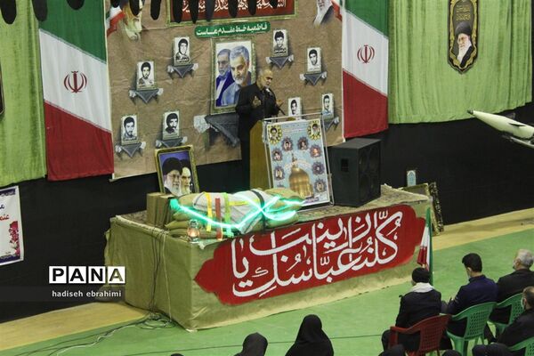 مراسم سالگرد شهادت سردار سلیمانی در گلوگاه