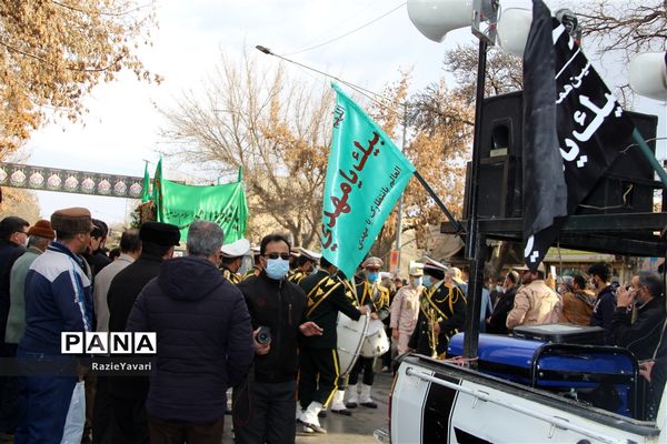 تشییع  پیکر دو شهید جاوید الاثرهشت سال دفاع مقدس در بجنورد