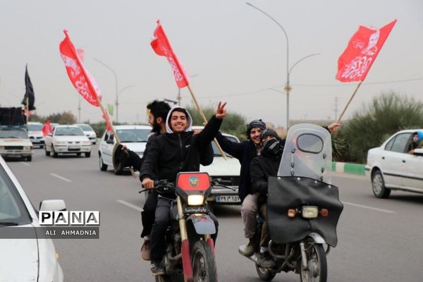 کاروان خودرویی به مناسبت سالگرد شهادت سردار سلیمانی در قم