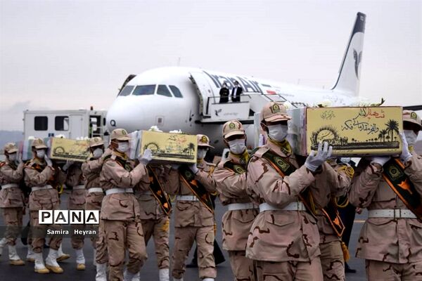 استقبال از 4شهید گمنام