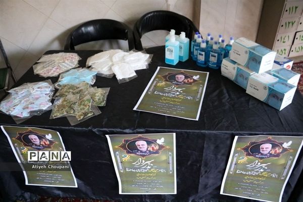 آیین بزرگداشت شهید حاج قاسم سلیمانی در خیریه آبشار عاطفه‌ها منطقه ۱۴