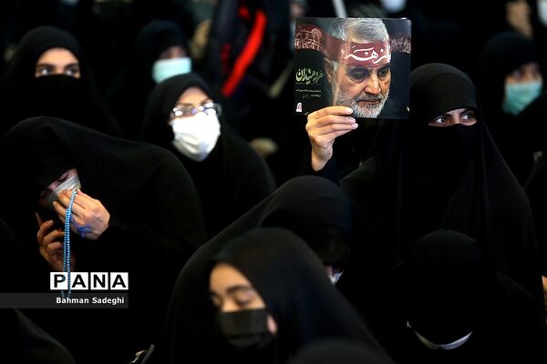 مراسم دومین سالگرد شهادت سردار سلیمانی در مصلی تهران