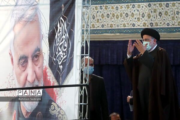 مراسم دومین سالگرد شهادت سردار سلیمانی در مصلی تهران
