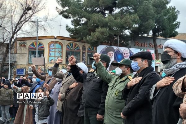 بزرگداشت دومین سالگرد شهادت حاج قاسم سلیمانی در میدان مرکزی کاشمر