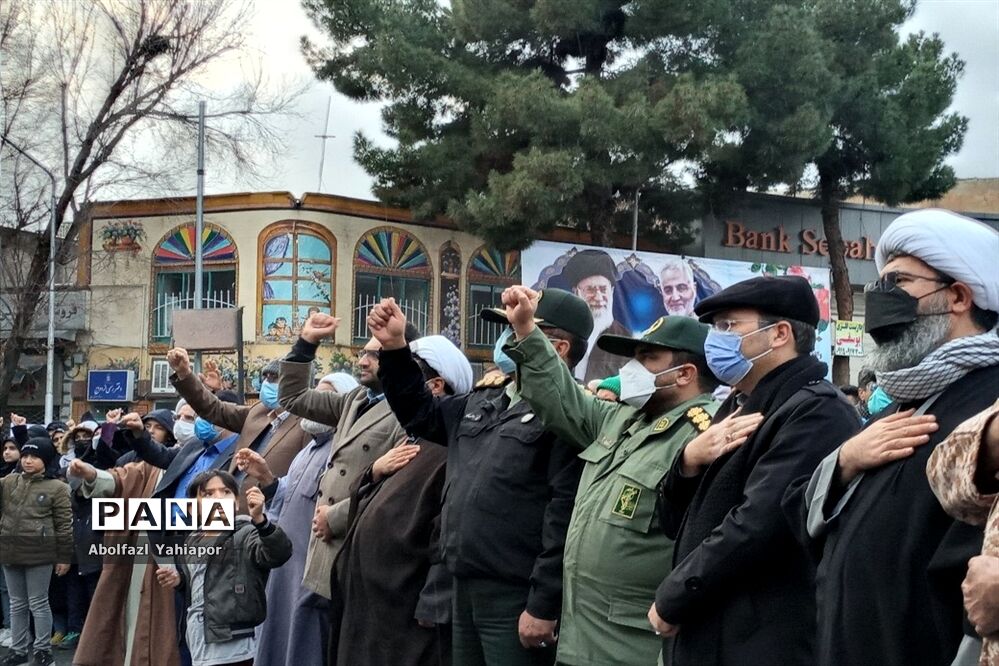 بزرگداشت دومین سالگرد شهادت حاج قاسم سلیمانی در میدان مرکزی کاشمر