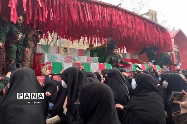کاروان شهدای تازه تفحص شده