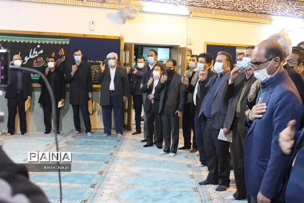 مراسم بزرگداشت دومین سالگرد شهادت سردار سلیمانی در اداره‌کل آموزش و پرورش فارس