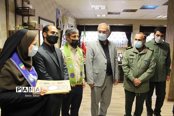 مراسم بزرگداشت دومین سالگرد شهادت سردار سلیمانی در اداره‌کل آموزش و پرورش فارس