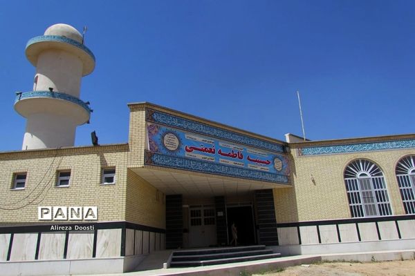 فضای زمستانی اردوگاه شهید آیت اله دستغیب در شیراز