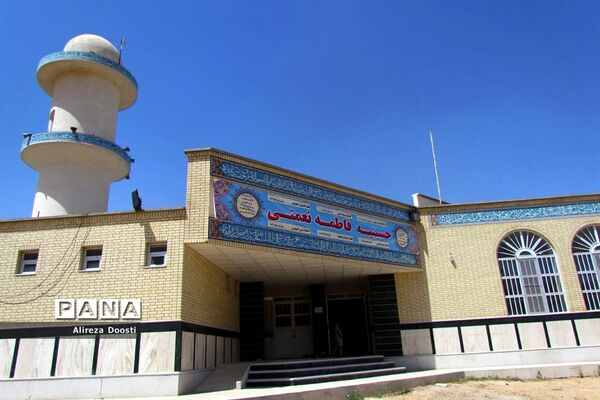 فضای زمستانی اردوگاه شهید آیت اله دستغیب در شیراز