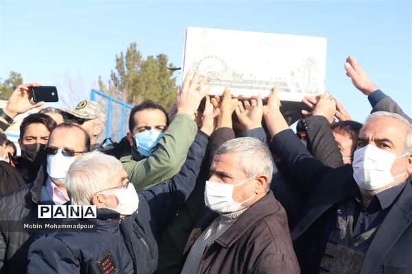 مراسم استقبال از پیکرهای مطهر۳ شهید گمنام در تبریز