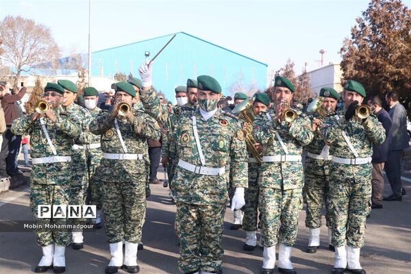مراسم استقبال از پیکرهای مطهر۳ شهید گمنام در تبریز