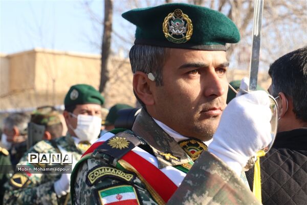 مراسم استقبال از پیکرهای مطهر۳ شهید گمنام در تبریز