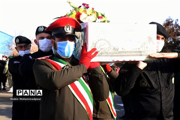 مراسم استقبال از پیکرهای مطهر۳ شهید گمنام در تبریز